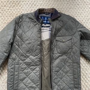 Men’s Barbour Jacket w/ Leather Accents